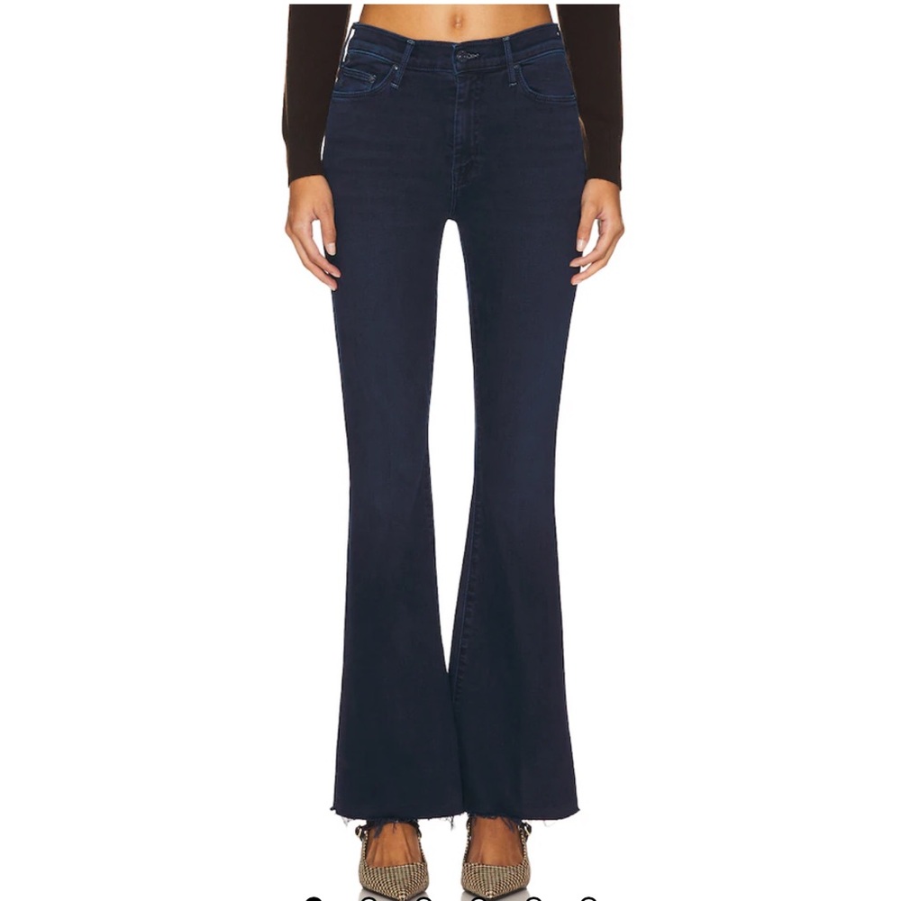 MOTHER Dark Blue Flare Jeans